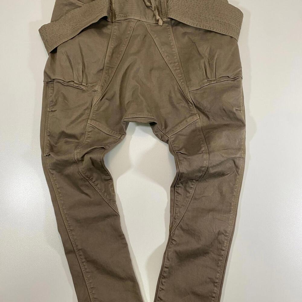 Kapital Kountry Kapital Drop Crotch Pants In beige/olive